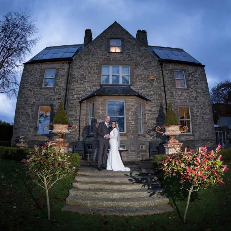 The Old Vicarage Castleside Wedding Couple