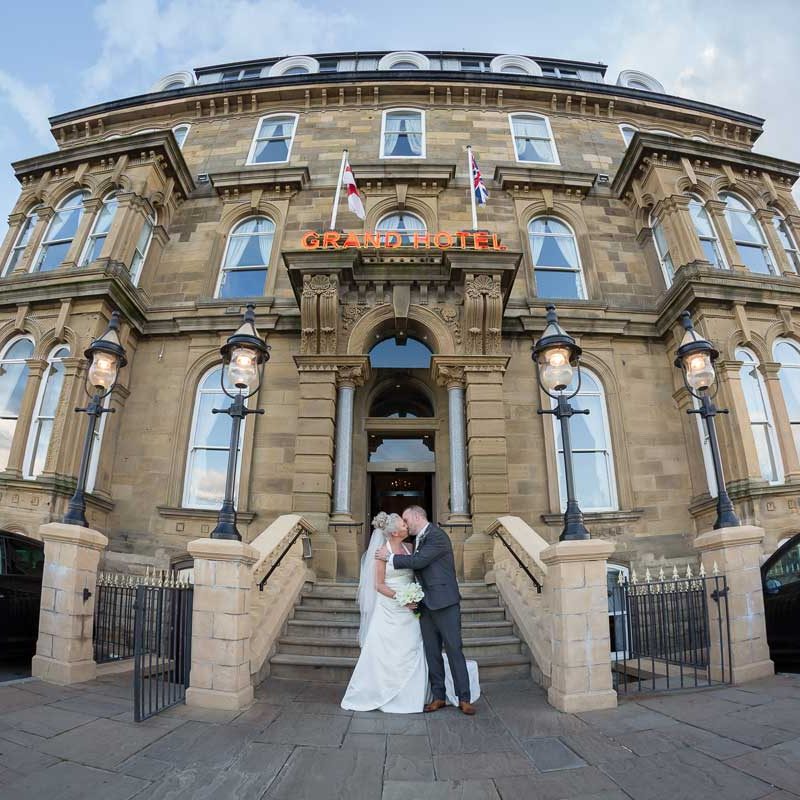 The Grand Hotel, Tynemouth Wedding Couple